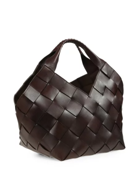 Geantă shopper Dragon Diffusion din piele maro