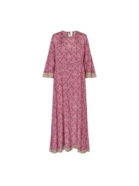 Maksi sukienka maxi Lollys Laundry boho różowa