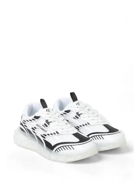 Sneakerși Just Cavalli alb