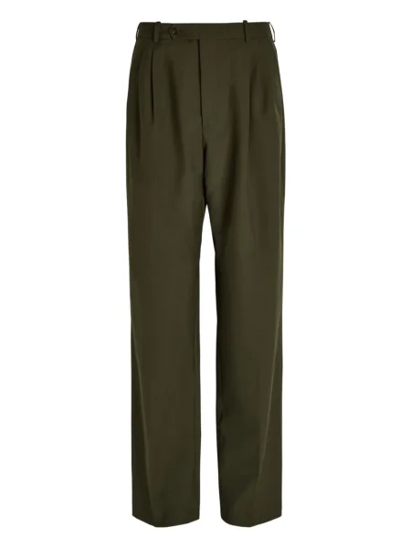 Spodnie Ronny Kobo plisowane zielone