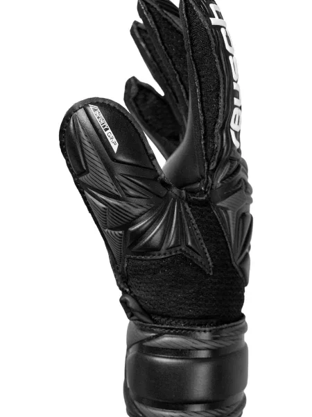 Rękawice bramkarskie Reusch Attrakt Infinity Junior black czarne