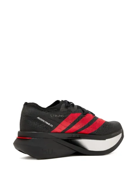 Prugaste tenisice Adidas Adizero s vezicama od brušene kože crna