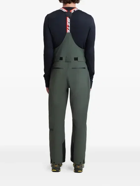 Jeździć na nartach spodnie dresowe Aztech Mountain na ramiączkach zielone