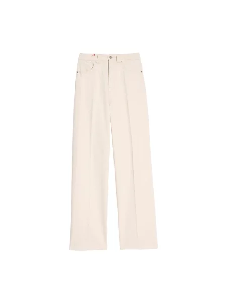 Jeansy Ines De La Fressange Paris beżowe