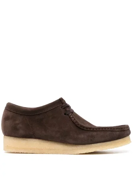 Pantofi loafer Clarks Originals din piele de căprioară maro