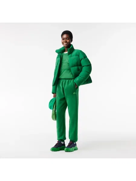 Lacoste Spodnie Dresowe Cotton Jogger zielone
