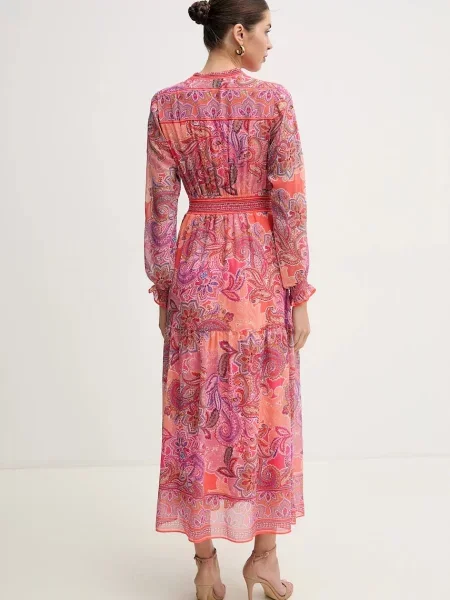 Сукня Hale BOB Shelby maxi розкльошена помаранчевий