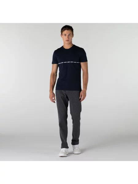 Lacoste Spodnie Dopasowane W Kolorze Szarym szare