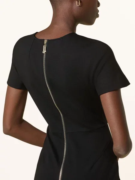 Liu Jo Sukienka Z Dżerseju schwarz czarna