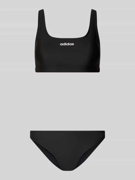 Zestaw bikini z nadrukiem z logo Model BRAL BK S' Adidas Sportswear czarny
