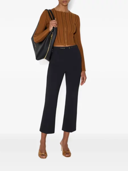 Cardigan Elisabetta Franchi tricotate maro