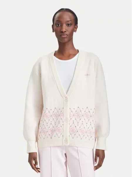 Guess Cardigan Crem bej
