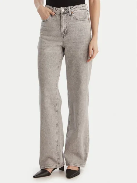 Vero Moda Дънки Tessa Wide Leg сив