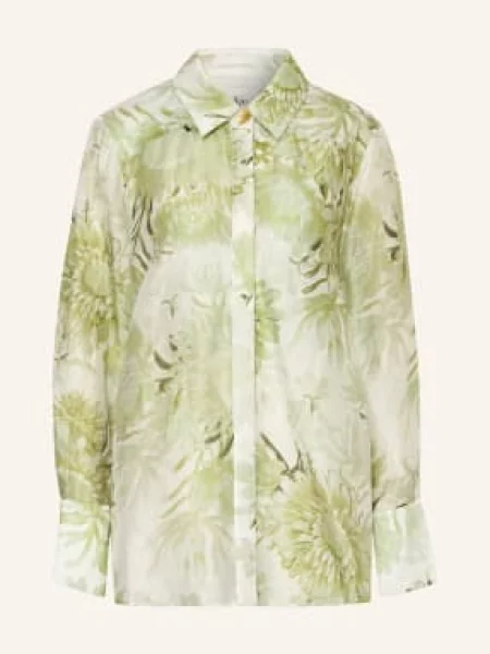 Aje. Bluzka Reflector Z Lnu gruen zielona