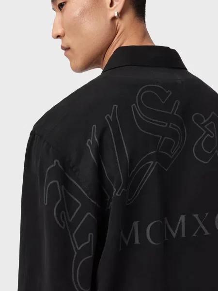 Рубашка Allsaints черная
