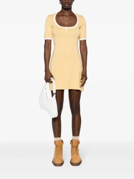 Suknele Courreges geltona