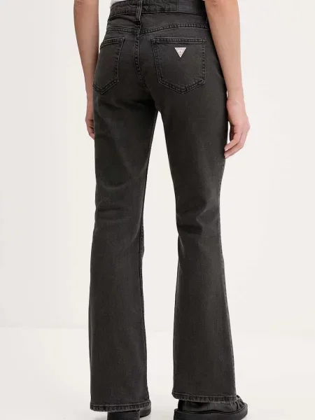 Džíny Guess Jeans high waist černé