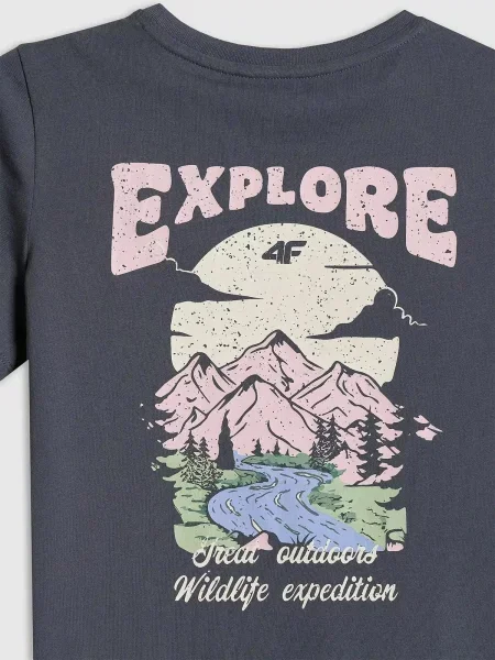 Tricou copii 4f albastru