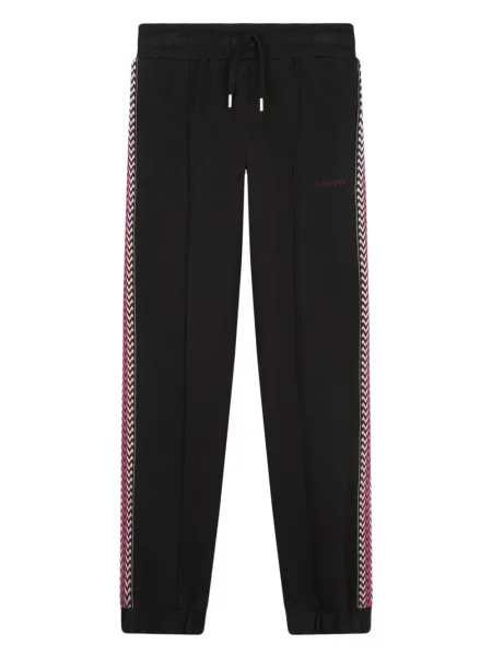 Spodnie dziecięce Lanvin Enfant czarne