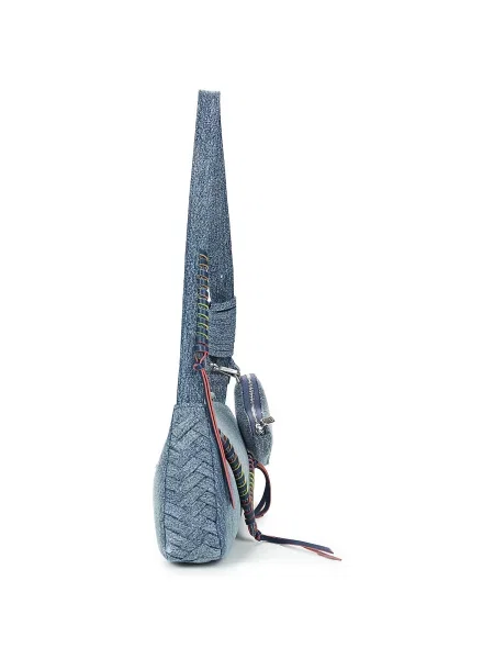 Crossbody kabelka Desigual modrá