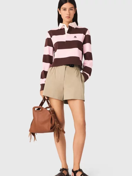 У смужку поло Maje рожеве