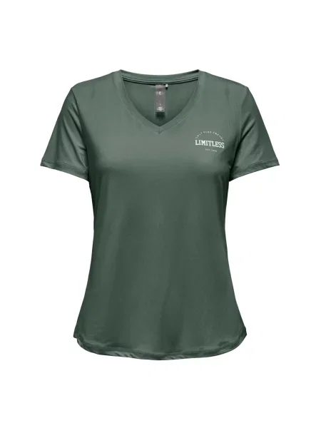 ONLY PLAY Tricou Save Life închis verde