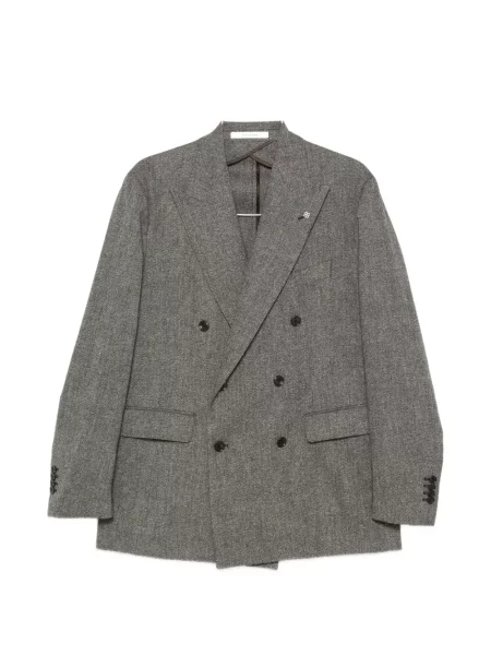 Costum Tagliatore cu două rânduri de nasturi gri