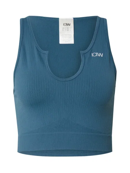 ICANIWILL Športni top safir / svetlo siva