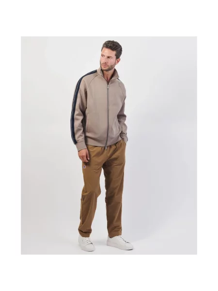 Kardigan Armani Exchange z paskiem brązowy