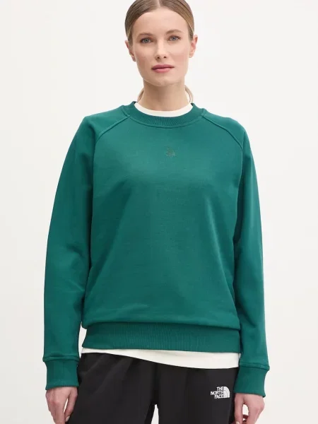 The North Face hanorac de Relaxed femei neted verde