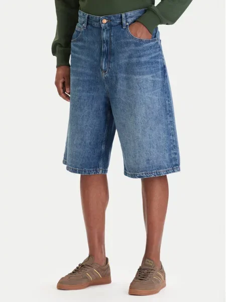 Tommy Jeans Pantaloni scurți de blugi Theo albastru
