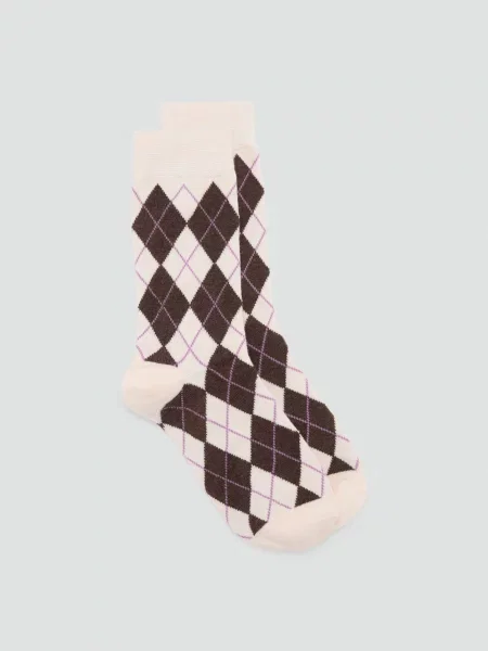 MANGO Шкарпетки Кремовий Поліестер/акрил