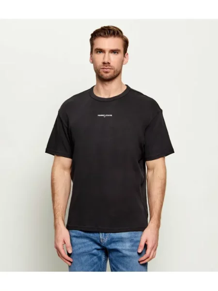 Tommy Jeans Tricou | Relaxed fit negru