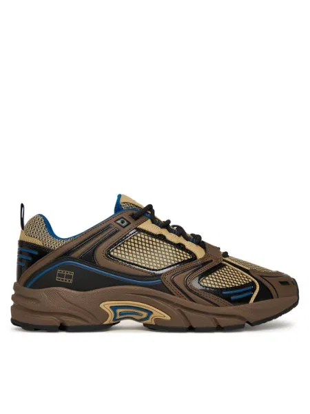 Pánske topánky Tommy Hilfiger Archive velvet brown hnedá