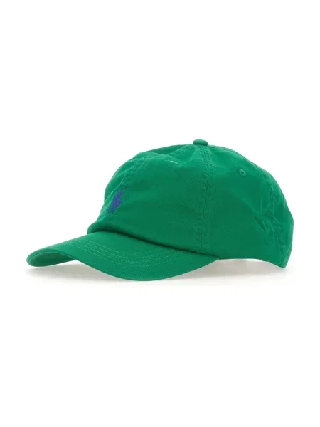 Polo Ralph Lauren czapka z daszkiem gładka zielony