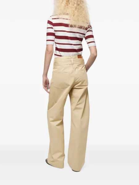 Cu centură pantaloni Acne Studios din țesătură twill