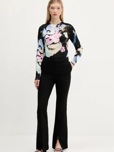 Светр Desigual NENUFAR LACROIX легкий чорний