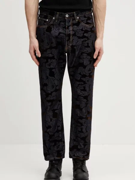 A Bathing Ape jeans Camo Flocked