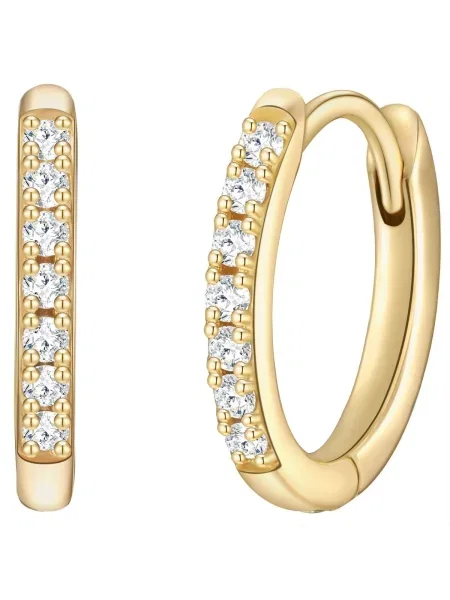 Glanzstücke München Uhani zlato-rumena bela