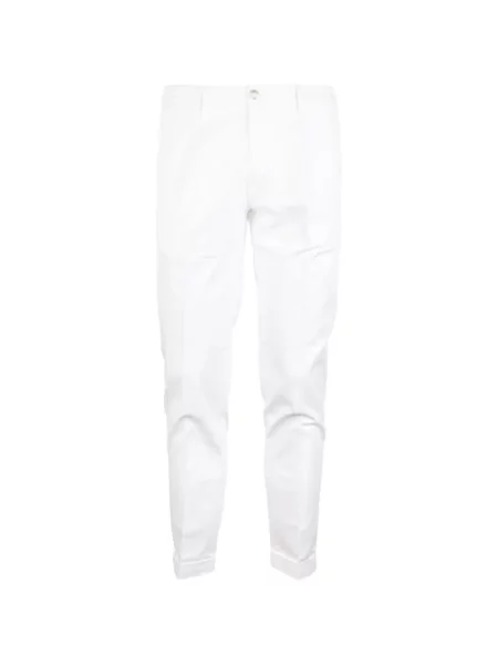 Pantaloni Re-hash alb