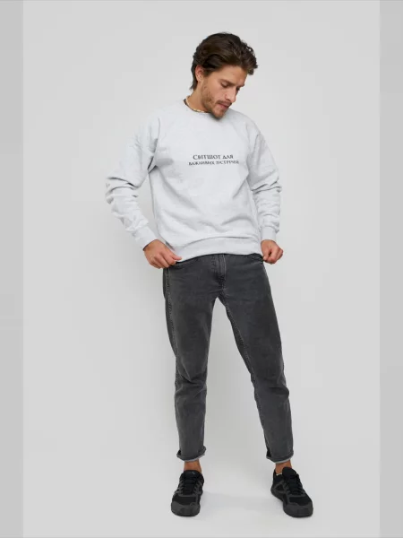 Свитшот Yappi серый