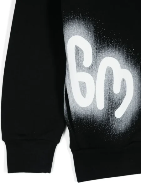 Bluza z kapturem dziecięca Msgm czarna