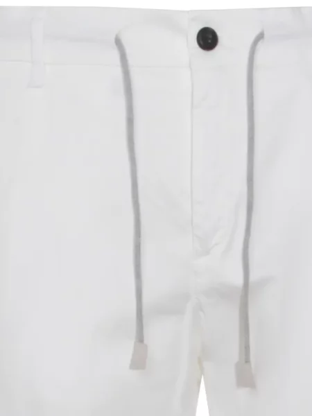 Pantaloni Eleventy alb