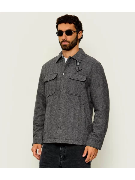 Woolrich De lână geacă Alaskan gri