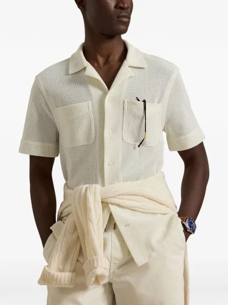 Τέντωμα καρό κιλότα Polo Ralph Lauren με κέντημα πράσινο