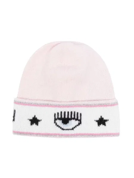 Czapka dziecięca Chiara Ferragni różowa