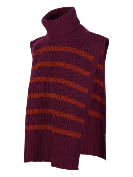 Vestă Davantino cu dungi violet