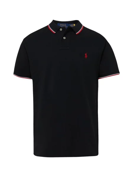 Polo Ralph Lauren Tricou roșu / negru alb