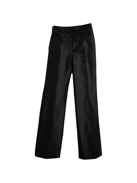 Pantaloni Gucci din satin negru