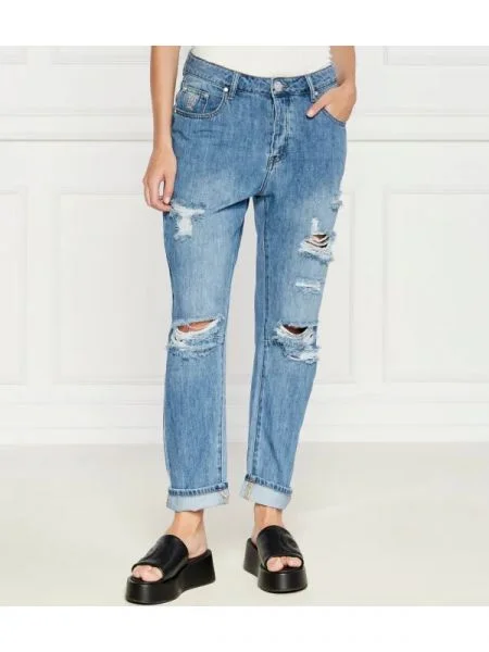 One Teaspoon Blugi MIDTOWN MESSED UP | Boyfriend fit albastru